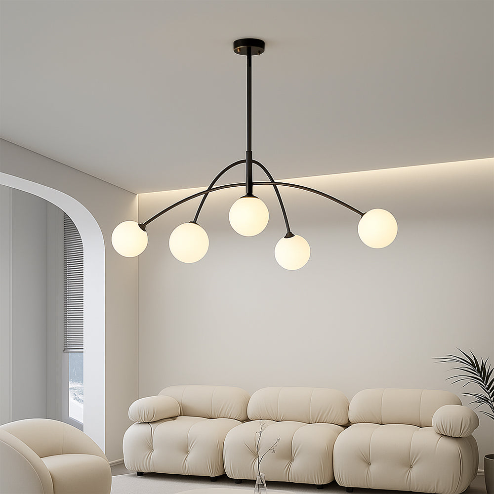 Scandinavian Chandelier | Minimalist Design with LED Lighting 1