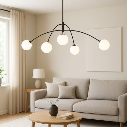 Scandinavian Chandelier | Minimalist Design with LED Lighting 3