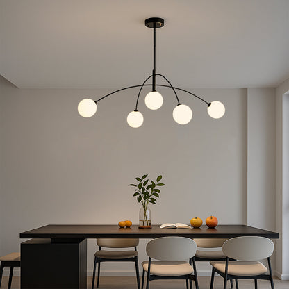 Scandinavian Chandelier | Minimalist Design with LED Lighting 5