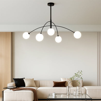 Scandinavian Chandelier | Minimalist Design with LED Lighting 6