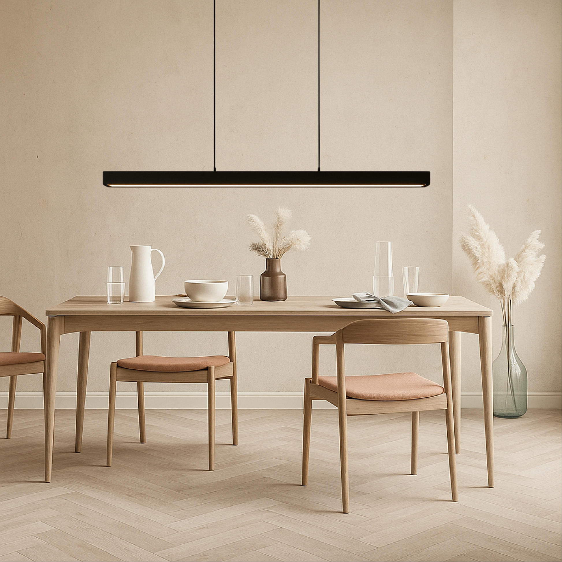 Scandinavian Pendant Lamp | Minimalist Design with Warm LED Lighting 5