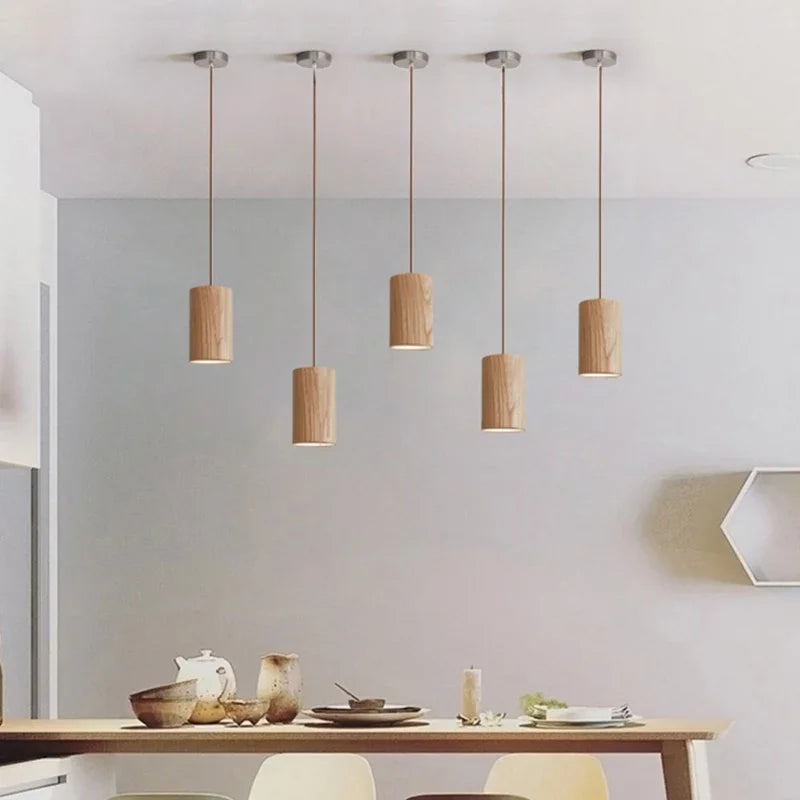 Scandinavian Pendant Lamp | Natural Wood Design for Kitchen Pendant Lighting 1
