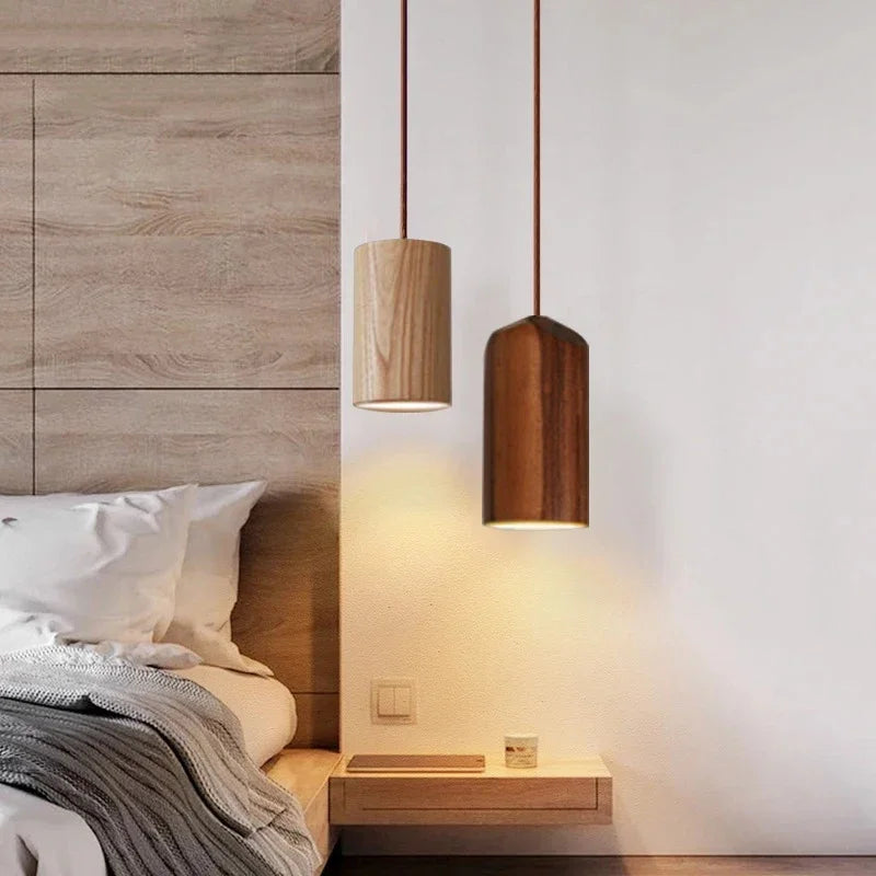 Scandinavian Pendant Lamp | Natural Wood Design for Kitchen Pendant Lighting 2