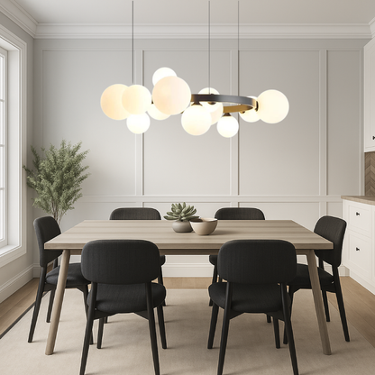 Scandinavian Style Chandelier | Modern Minimalist Design for Living Room 0