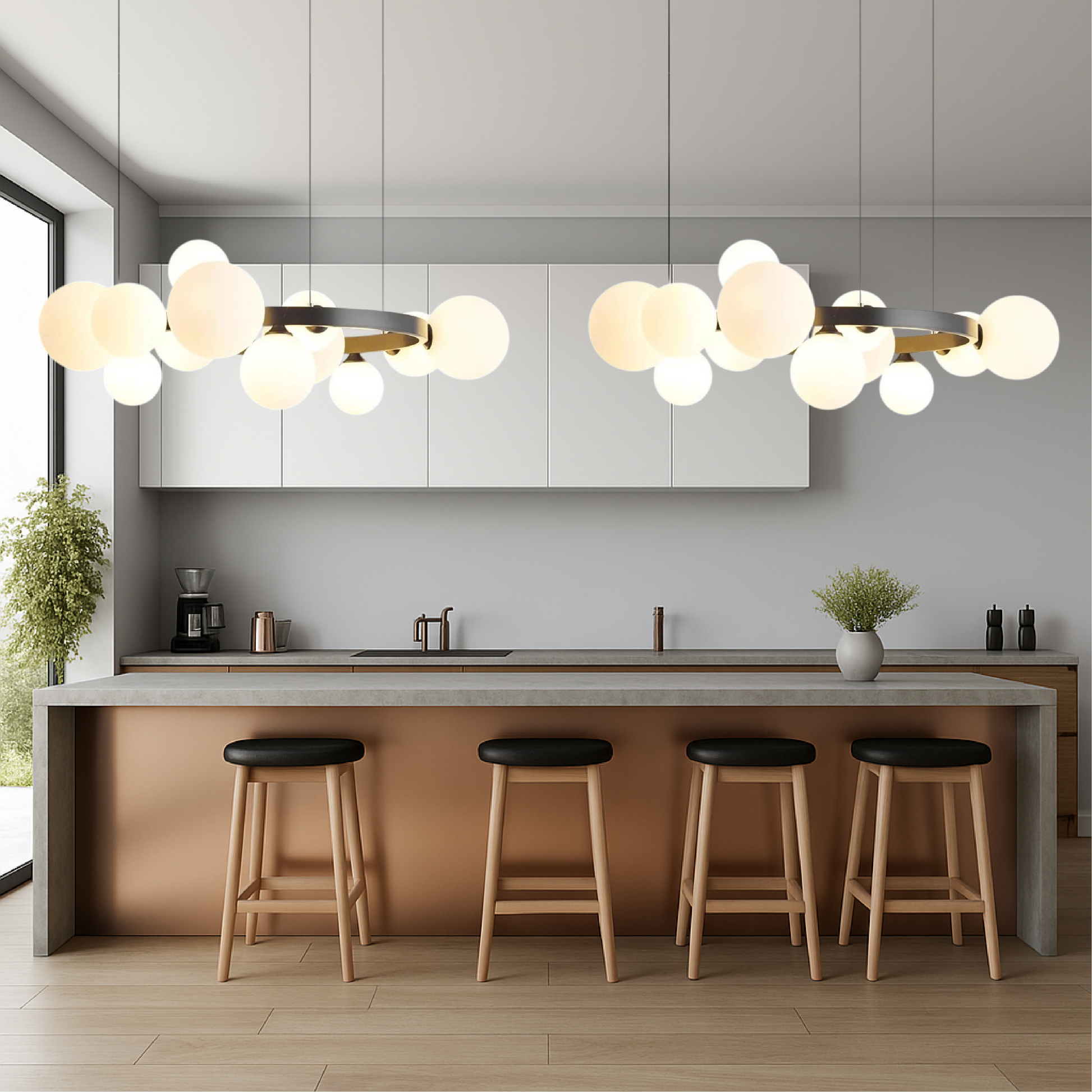 Scandinavian Style Chandelier | Modern Minimalist Design for Living Room 3