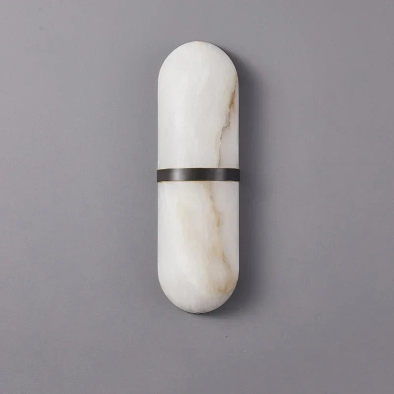 Scandinavian Wall Sconce Lighting | Elegant Marble and Iron Design 5