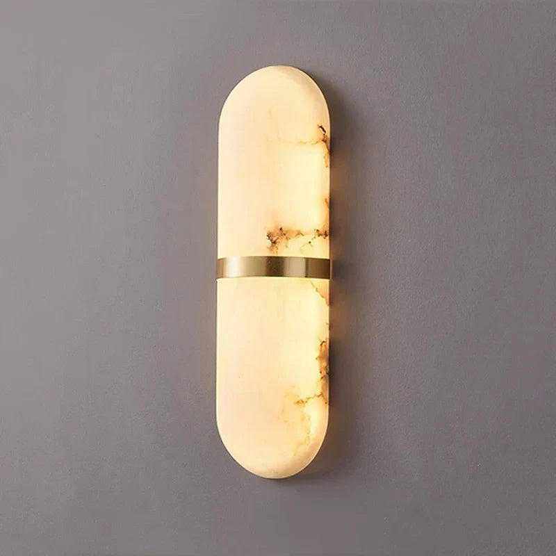 Scandinavian Wall Sconce Lighting | Elegant Marble and Iron Design 6