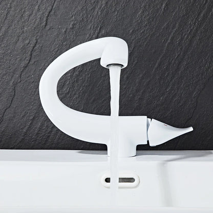 Bathroom Faucet | Elegant Swan-Inspired Design with Durable Brass Construction 10