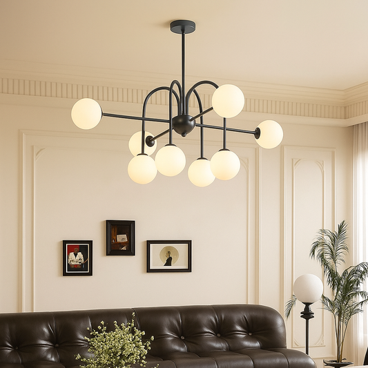 Sculptural Art Beam Chandelier | Modern Geometric Design for Home 0