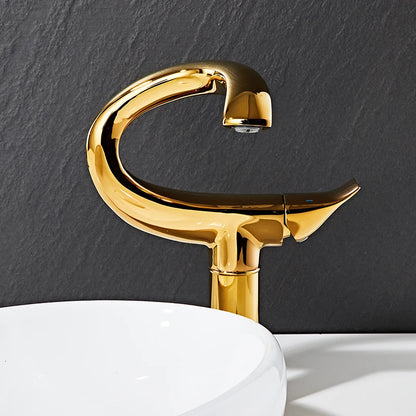 Tall Bathroom Basin Faucet | Elegant Swan-Inspired Design 5