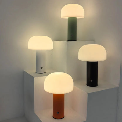 Rechargeable Mushroom Lamp | Touch-Activated Dimming for Custom Ambiance 2