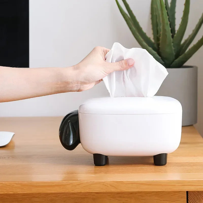 Sheep Tissue Box Cover | Playful Design for Home Decor 2