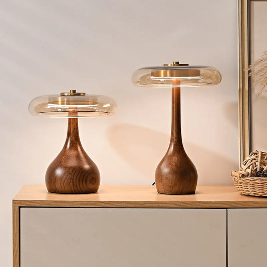 Retro Table Lamp | Vintage Glass Design with Energy-Efficient LED 1