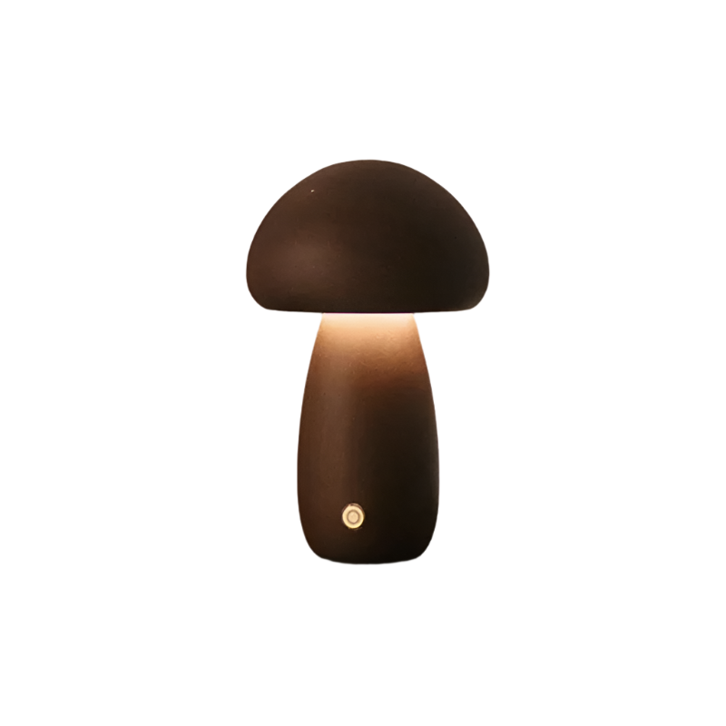 Mushroom Table Lamp | Rechargeable LED with Dimmable Light 6