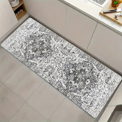 Bohemian Kitchen Runner Rug | Soft Microfiber with Anti-Slip Backing 3