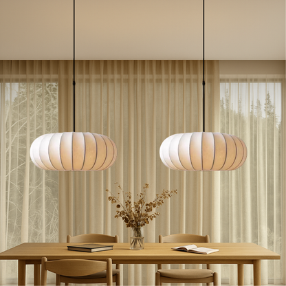 Silk Pendant Light | Handmade Minimalist Design for Modern Spaces 5