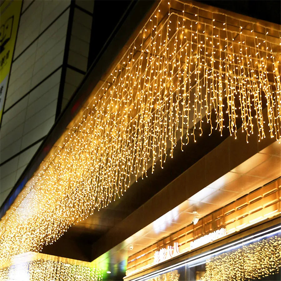 Solar Icicle Lights | 8 Modes for Enchanting Outdoor Decor 3