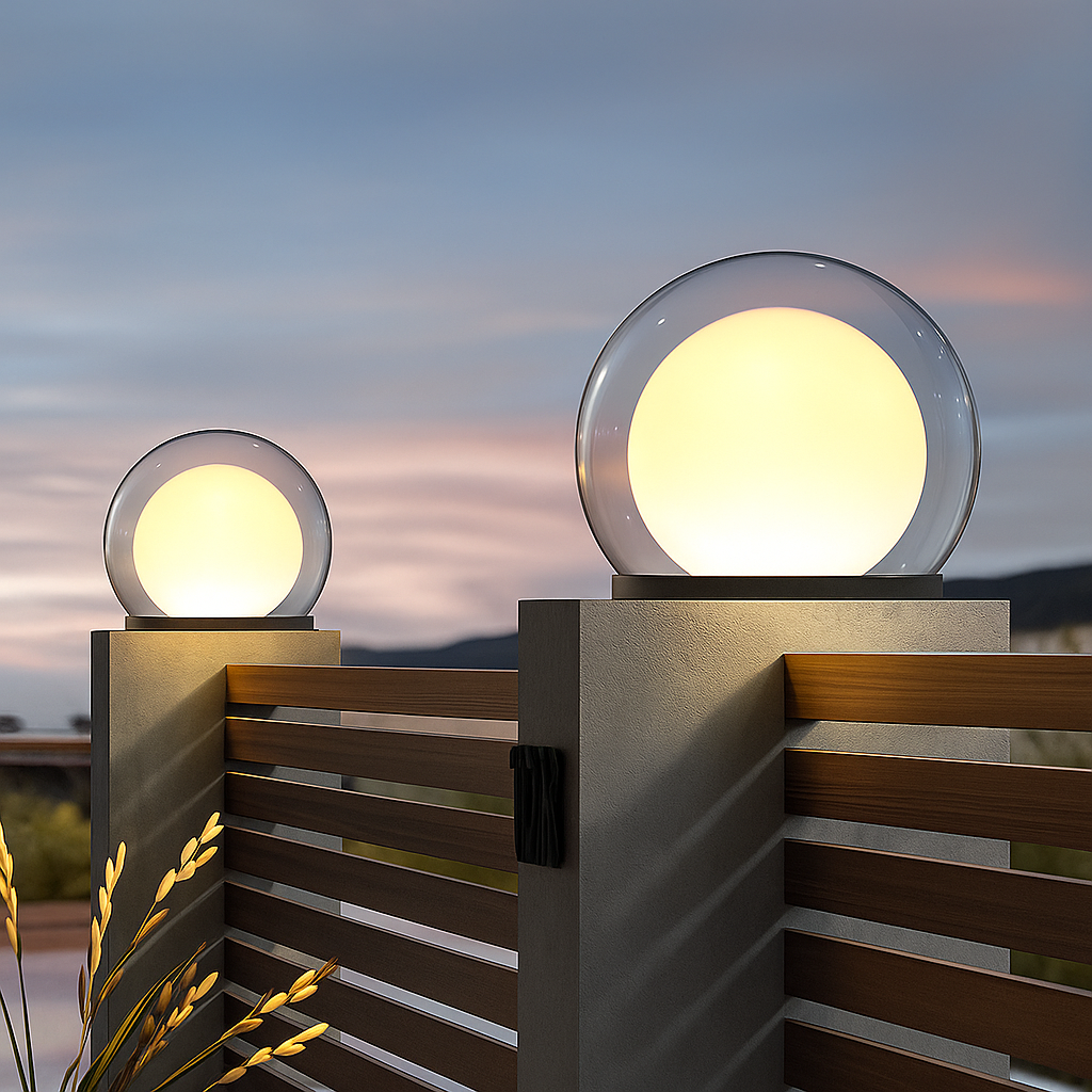 Solar Moon Lamp | Elegant Design for Outdoor Ambiance 0