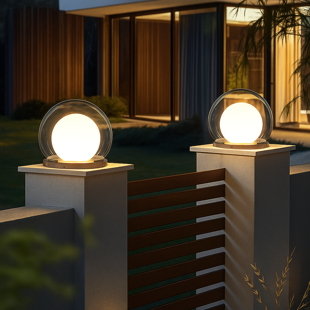 Solar Moon Lamp | Elegant Design for Outdoor Ambiance 1