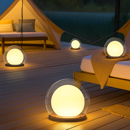 Solar Moon Lamp | Elegant Design for Outdoor Ambiance 3