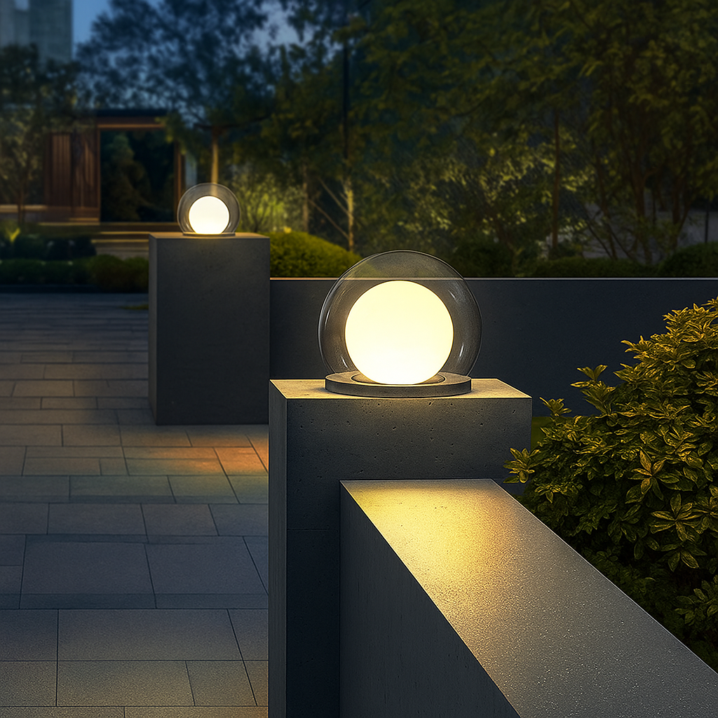 Solar Moon Lamp | Elegant Design for Outdoor Ambiance 4