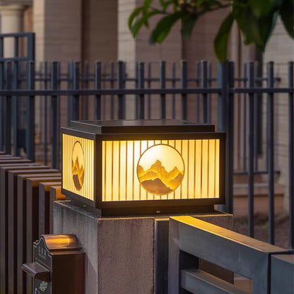 Solar Outdoor Post Light | Eco-Friendly Minimalist Design 1