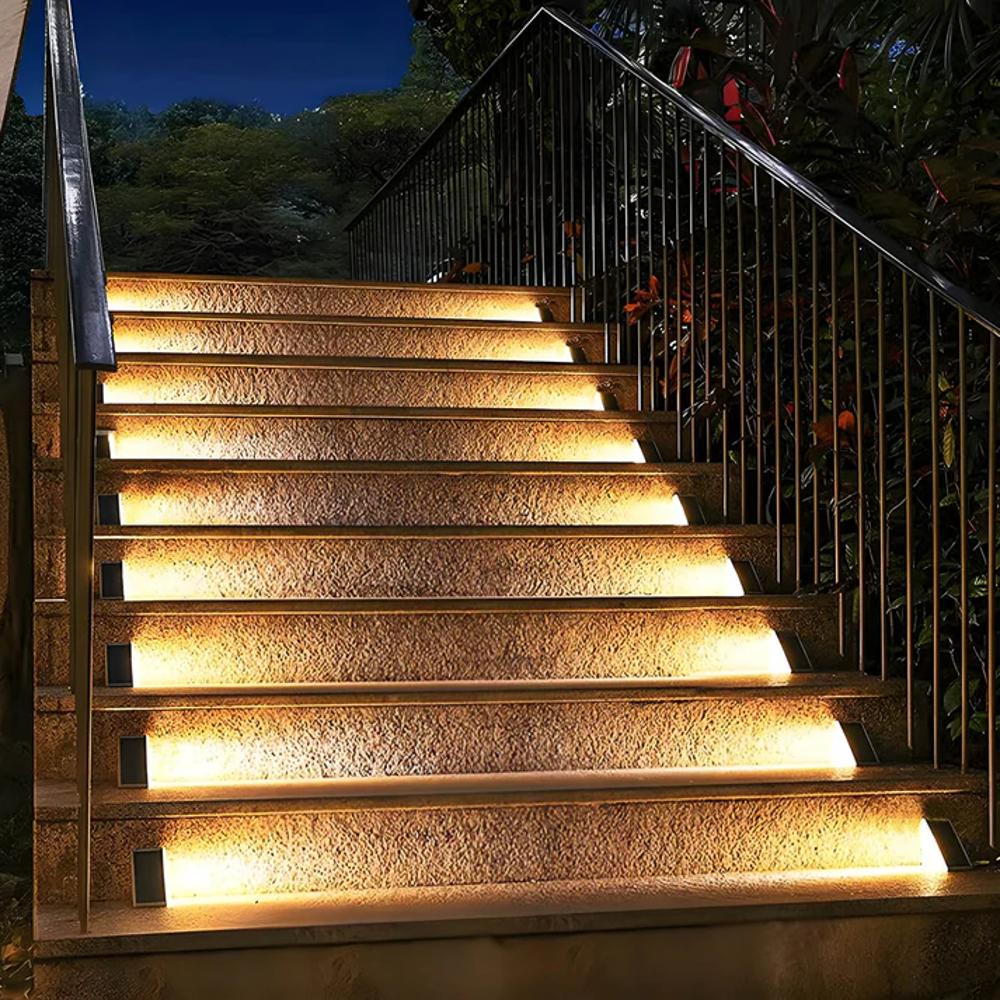 Solar Stair Lights | Energy-Efficient LED Illumination for Outdoor Safety 1