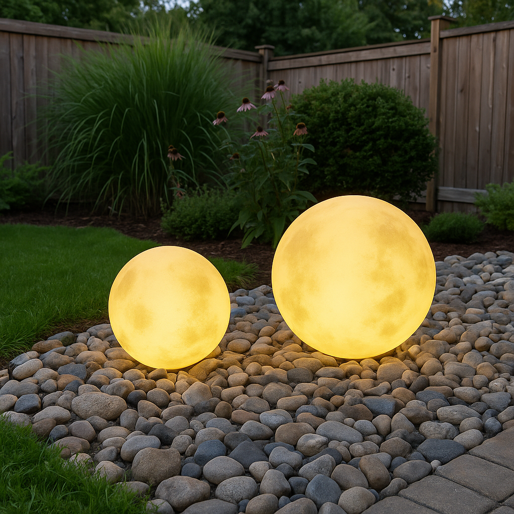 Spherical Solar Garden Lamp | Eco-Friendly LED Outdoor Lights 0