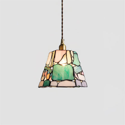 Stained Glass Pendant Lighting | Elegant Kitchen Island Fixture 0