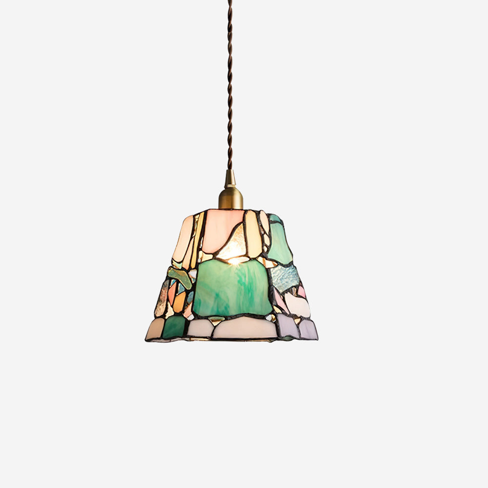 Stained Glass Pendant Lighting | Elegant Kitchen Island Fixture 2