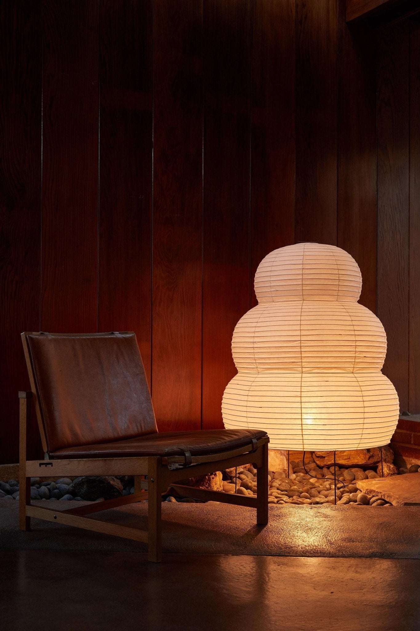 Paper Table Lamp | Elegant Japanese Lantern Design with Soft Lighting 11