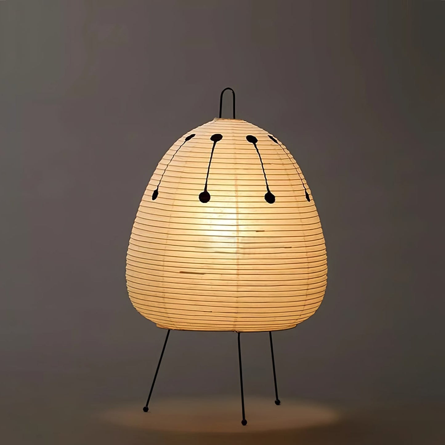 Paper Table Lamp | Elegant Japanese Lantern Design with Soft Lighting 12