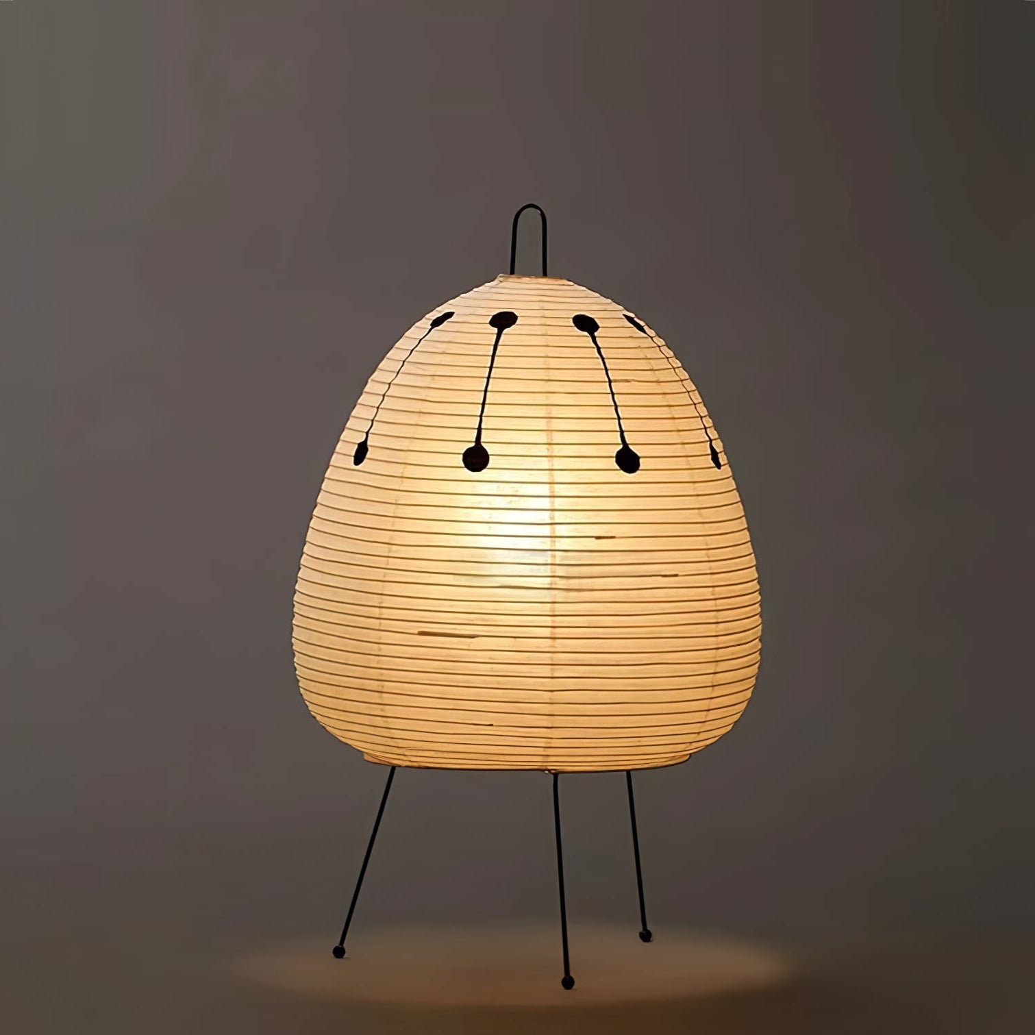 Paper Table Lamp | Elegant Japanese Lantern Design with Soft Lighting 12