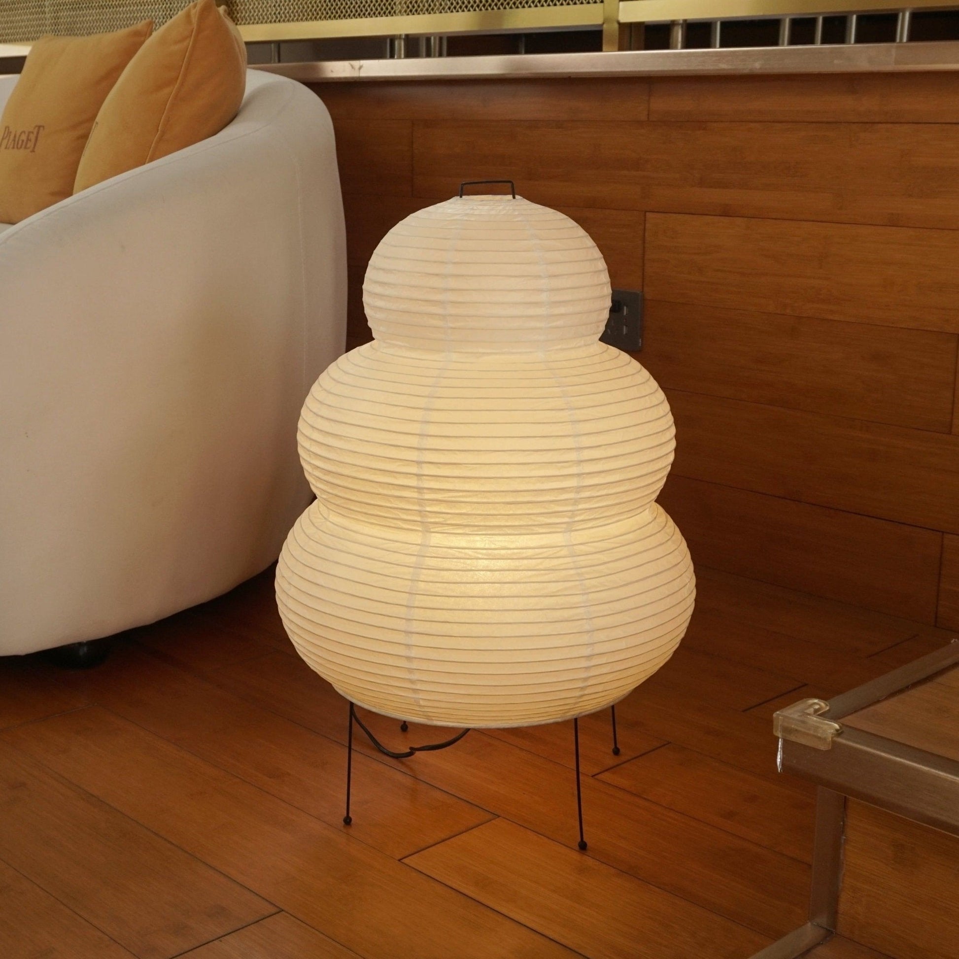 Paper Table Lamp | Elegant Japanese Lantern Design with Soft Lighting 3