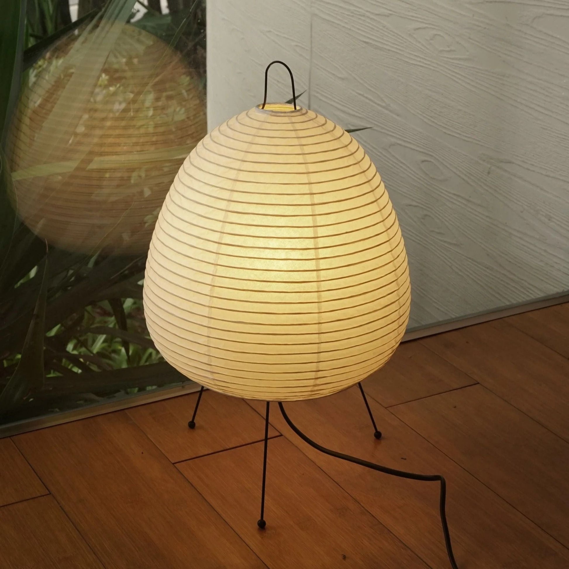 Paper Table Lamp | Elegant Japanese Lantern Design with Soft Lighting 4