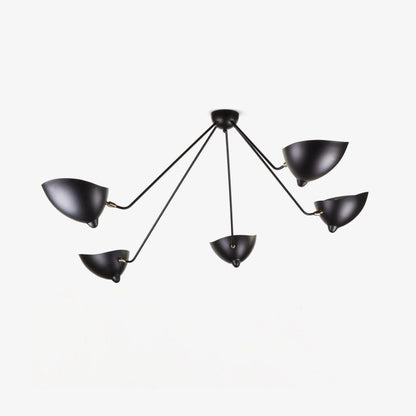 Ceiling Light Fixture | Three Arm Design with Dynamic Sculptural Style 2