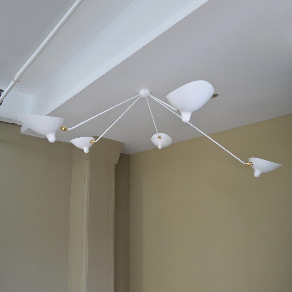 Ceiling Light Fixture | Three Arm Design with Dynamic Sculptural Style 11