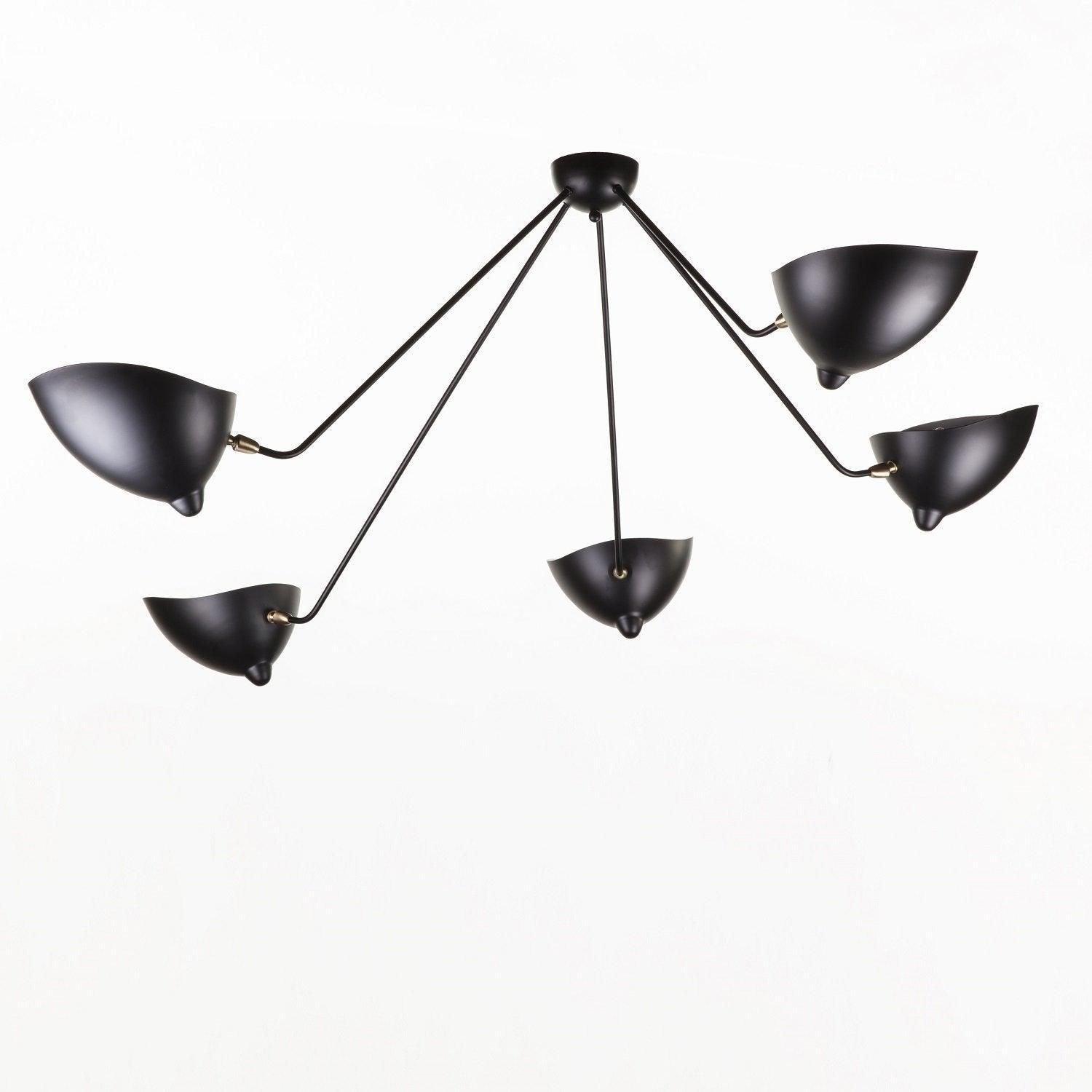 Ceiling Light Fixture | Three Arm Design with Dynamic Sculptural Style 12