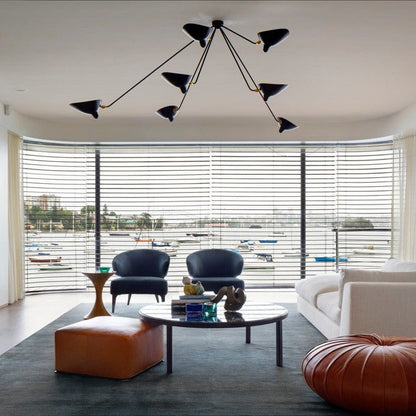 Ceiling Light Fixture | Three Arm Design with Dynamic Sculptural Style 5