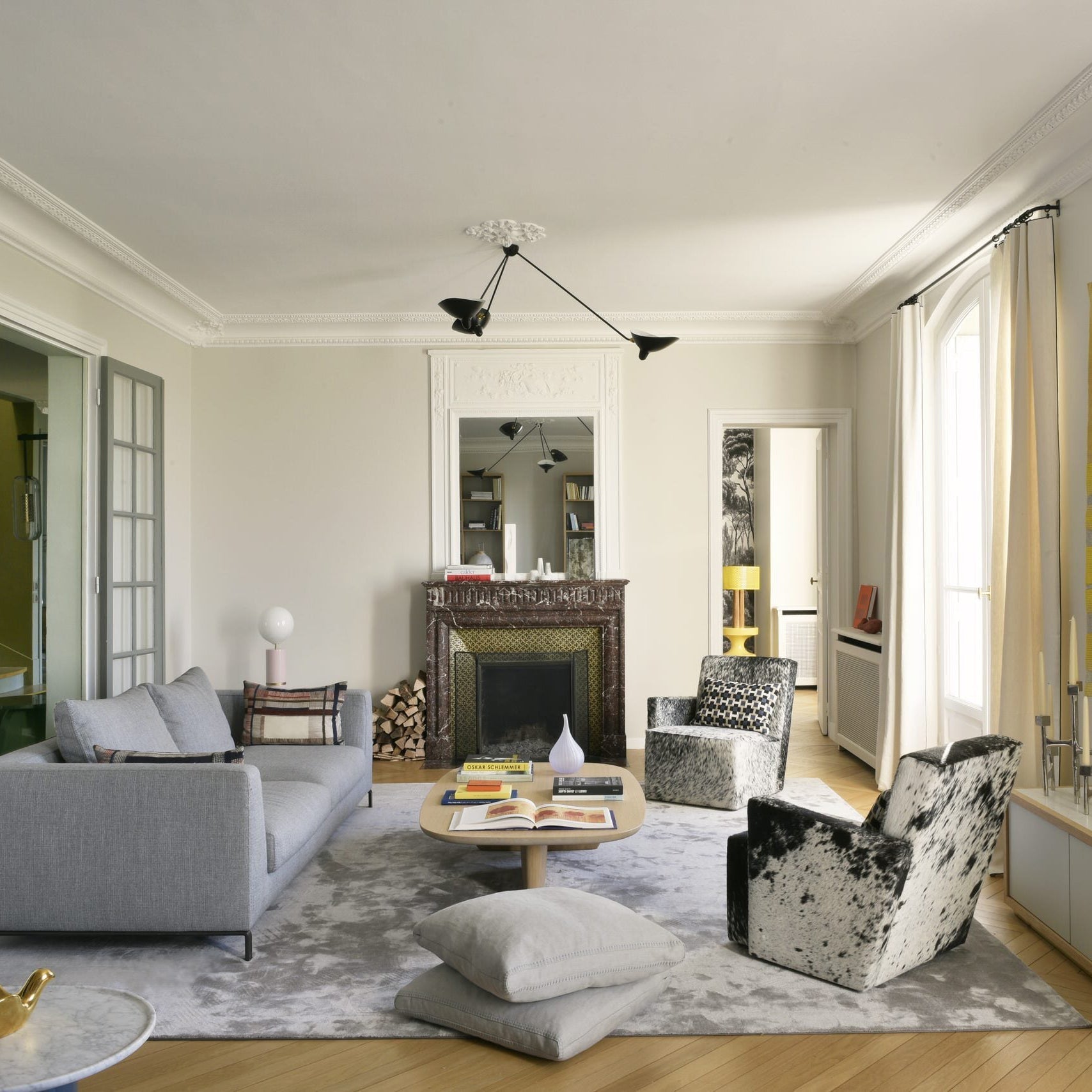 Ceiling Light Fixture | Three Arm Design with Dynamic Sculptural Style 6