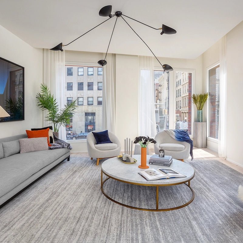Ceiling Light Fixture | Three Arm Design with Dynamic Sculptural Style 8