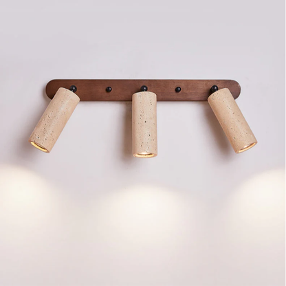 Travertine Wall Sconce | Rotatable Design for Flexible Lighting 5