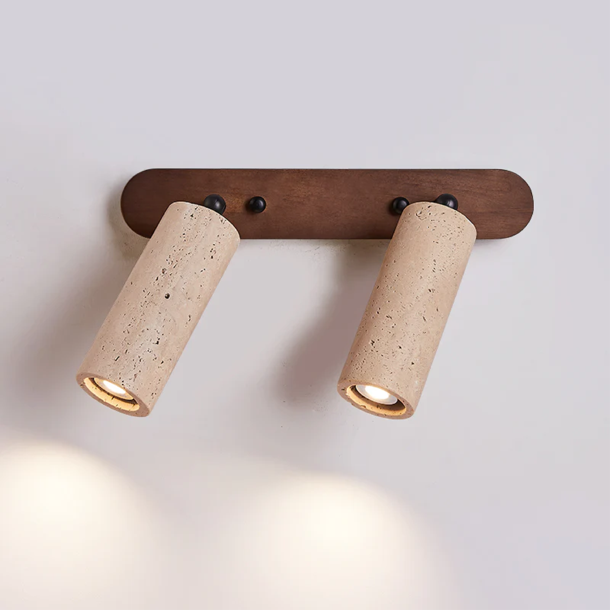 Travertine Wall Sconce | Rotatable Design for Flexible Lighting 7
