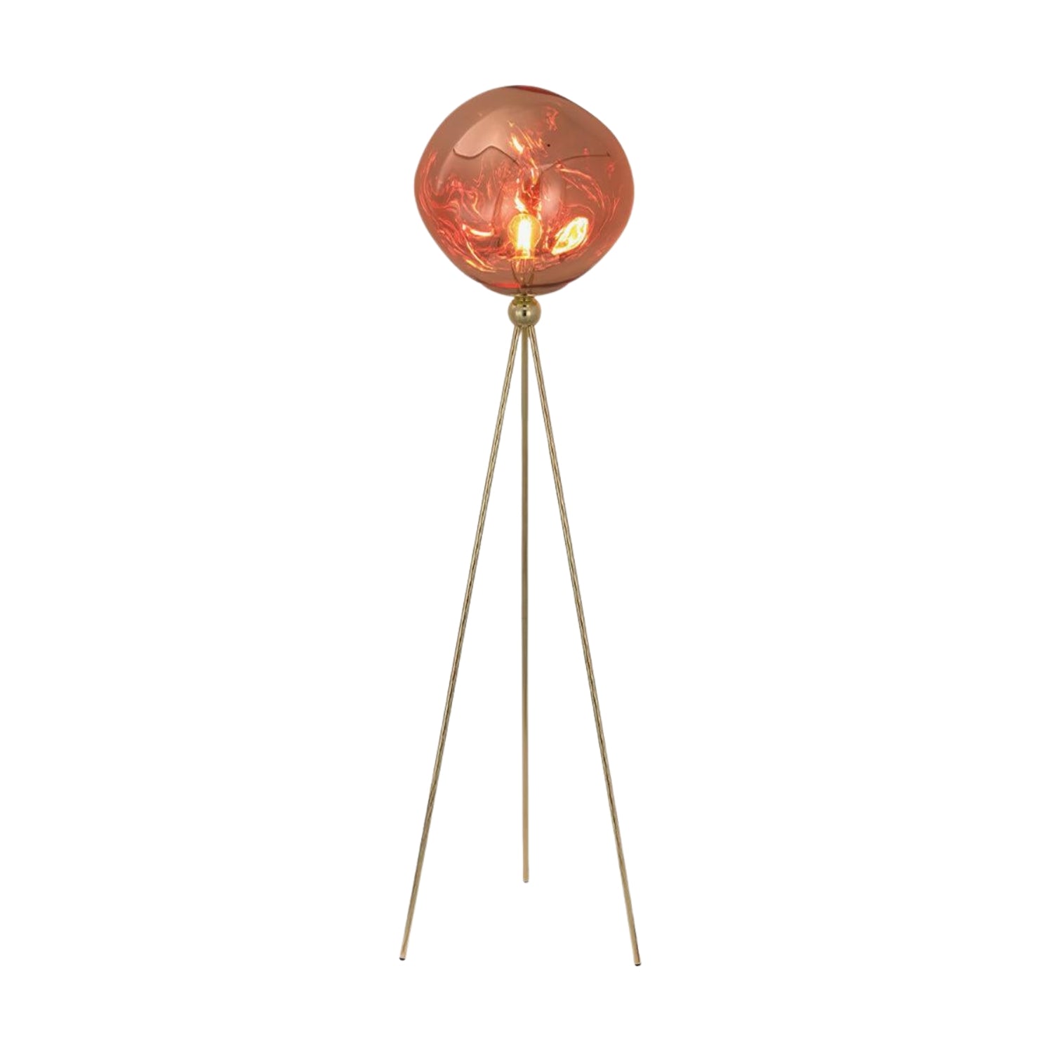 Tripod Floor Lamp | Unique Spherical Shade for Modern Living Room Lighting 1