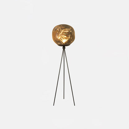 Tripod Floor Lamp | Unique Spherical Shade for Modern Living Room Lighting 11