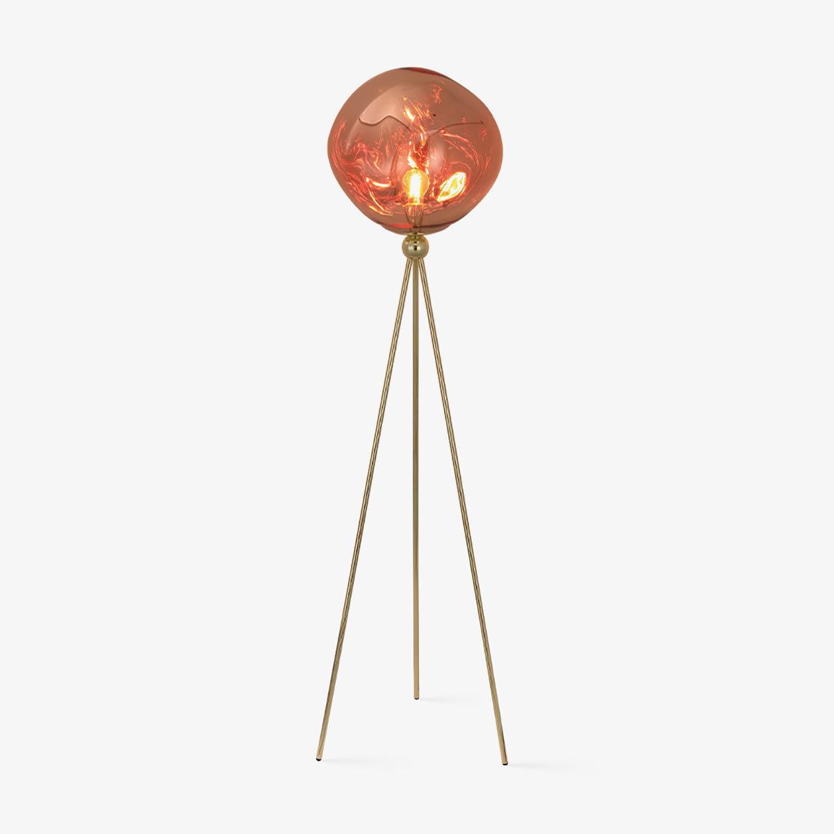 Tripod Floor Lamp | Unique Spherical Shade for Modern Living Room Lighting 2
