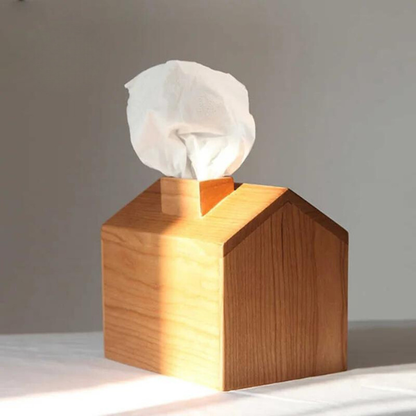 Wooden Tissue Box Cover | Handcrafted Natural Design for Home Decor 4