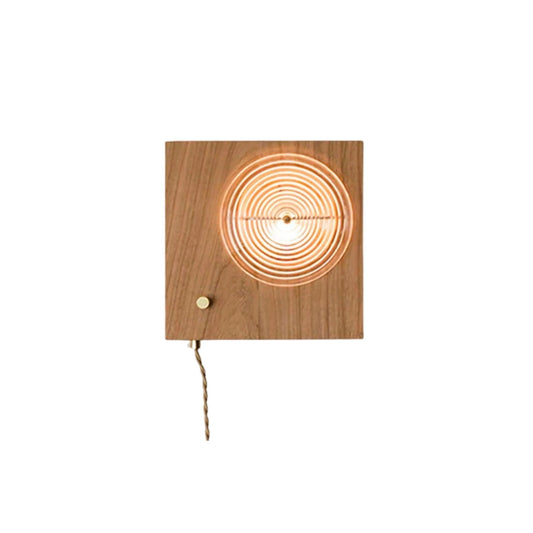 Vintage Camera Wall Lamp | Sturdy Metal and Warm Wood Design 0