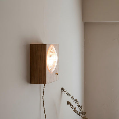 Vintage Camera Wall Lamp | Sturdy Metal and Warm Wood Design 4