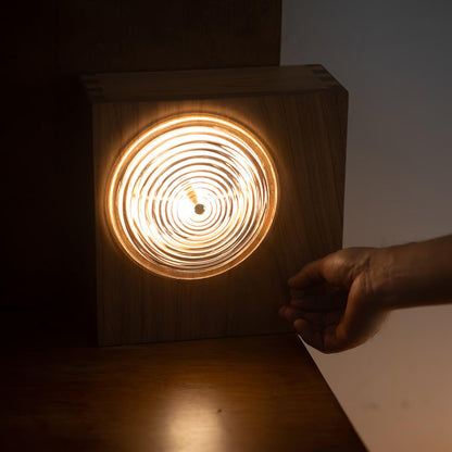 Vintage Camera Wall Lamp | Sturdy Metal and Warm Wood Design 5